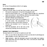 Предварительный просмотр 49 страницы Imetec FaceFX L0701 Operating Instructions Manual