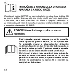 Предварительный просмотр 56 страницы Imetec FaceFX L0701 Operating Instructions Manual