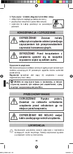 Preview for 88 page of Imetec G5602 Instructions For Use Manual