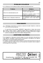 Preview for 7 page of Imetec G9401 Operating Instructions Manual