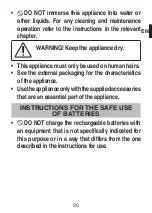 Preview for 23 page of Imetec GK608 Operating Instructions Manual