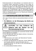 Preview for 61 page of Imetec GK608 Operating Instructions Manual