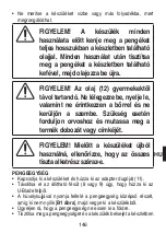 Preview for 149 page of Imetec GK608 Operating Instructions Manual