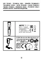 Preview for 3 page of Imetec GK808 Operating Instructions Manual