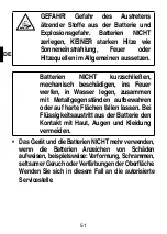 Preview for 54 page of Imetec GK808 Operating Instructions Manual