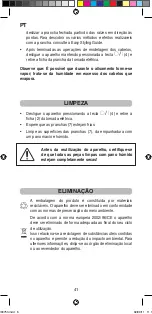 Preview for 43 page of Imetec H1801 Operating Instructions Manual