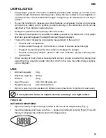 Предварительный просмотр 5 страницы Imetec H2001 Operating Instructions Manual