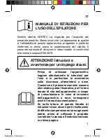 Preview for 5 page of Imetec H7501 Operating Instructions Manual