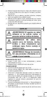 Предварительный просмотр 39 страницы Imetec I1402 Instructions For Use Manual