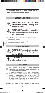 Предварительный просмотр 72 страницы Imetec I1402 Instructions For Use Manual