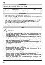 Preview for 16 page of Imetec I3701 Operating Instructions Manual