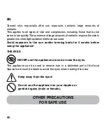 Preview for 70 page of Imetec I6601 Operating Instructions Manual