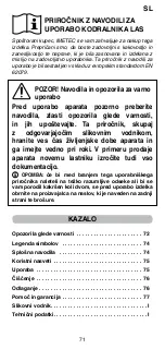 Preview for 73 page of Imetec I6801 Operating Instructions Manual