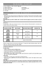 Preview for 46 page of Imetec Iron Max 2500 Instructions And Warnings