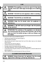 Preview for 18 page of Imetec KT 100 Operating Instructions Manual