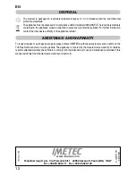 Preview for 14 page of Imetec L1601 Instructions For Use Manual