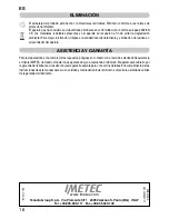 Preview for 20 page of Imetec L1601 Instructions For Use Manual