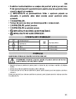 Preview for 53 page of Imetec L1601 Instructions For Use Manual