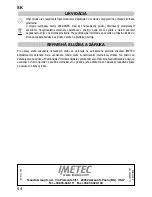 Preview for 56 page of Imetec L1601 Instructions For Use Manual