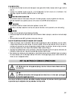 Preview for 79 page of Imetec L1601 Instructions For Use Manual