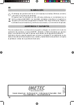 Preview for 20 page of Imetec L1701 Operating Instructions Manual