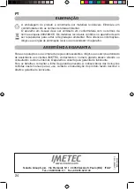 Preview for 26 page of Imetec L1701 Operating Instructions Manual