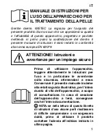 Предварительный просмотр 3 страницы Imetec L6801 Operating Instructions Manual