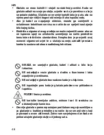 Preview for 50 page of Imetec M3901 Operating Instructions Manual