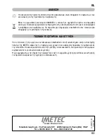 Preview for 65 page of Imetec M3901 Operating Instructions Manual