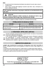 Preview for 42 page of Imetec N0201 Operating Instructions Manual