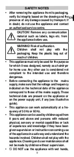 Preview for 11 page of Imetec N0304 Operating Instructions Manual