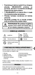 Preview for 113 page of Imetec N0304 Operating Instructions Manual