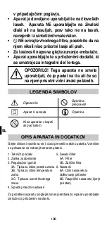 Preview for 110 page of Imetec N2104 Operating Instructions Manual