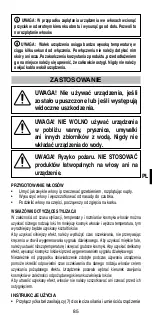 Preview for 87 page of Imetec N6601 Instructions For Use Manual