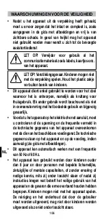 Preview for 108 page of Imetec N6601 Instructions For Use Manual