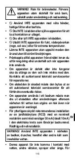 Preview for 117 page of Imetec N6601 Instructions For Use Manual