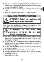 Предварительный просмотр 27 страницы Imetec N9701 Operating Instructions Manual