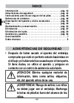 Предварительный просмотр 46 страницы Imetec N9701 Operating Instructions Manual