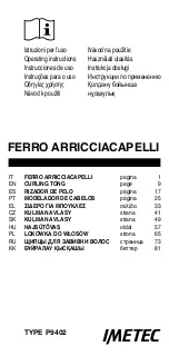 Imetec P9402 Operating Instructions Manual preview