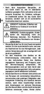 Preview for 28 page of Imetec P9701 Instructions For Use Manual