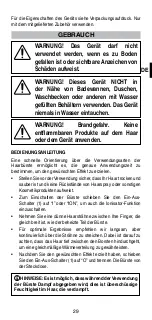 Preview for 31 page of Imetec P9701 Instructions For Use Manual