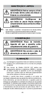 Preview for 48 page of Imetec P9701 Instructions For Use Manual