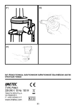 Preview for 5 page of Imetec P9901 Operating Instructions Manual