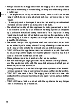 Preview for 19 page of Imetec P9901 Operating Instructions Manual