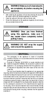 Preview for 15 page of Imetec PB10 Instructions For Use Manual