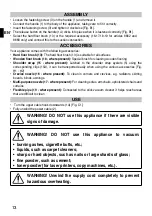 Preview for 16 page of Imetec Piuma Extreme++ SC3-400 Instructions For Use Manual