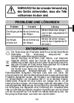 Preview for 42 page of Imetec R1101 Instructions For Use Manual