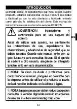 Preview for 44 page of Imetec R1101 Instructions For Use Manual