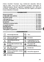 Preview for 93 page of Imetec R1401 Instructions For Use Manual