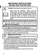 Preview for 14 page of Imetec R1502 Instructions For Use Manual